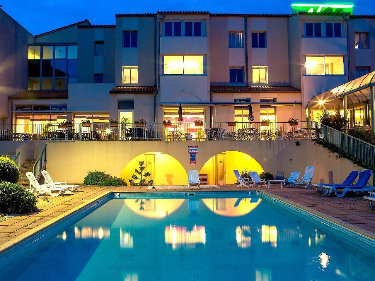 לז הרבייה Logis Hotel Restaurant Aloe מראה חיצוני תמונה